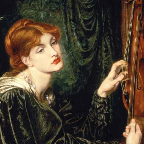Dante Gabriel Rossetti cropped version of Veronica Veronese oil painting picture